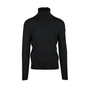 RRD Fitted Black Turtleneck Sweater